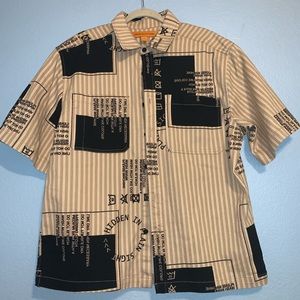 Short Sleeve Button Down Top!